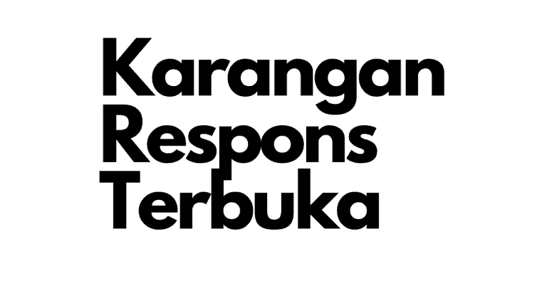 karangan respons terbuka