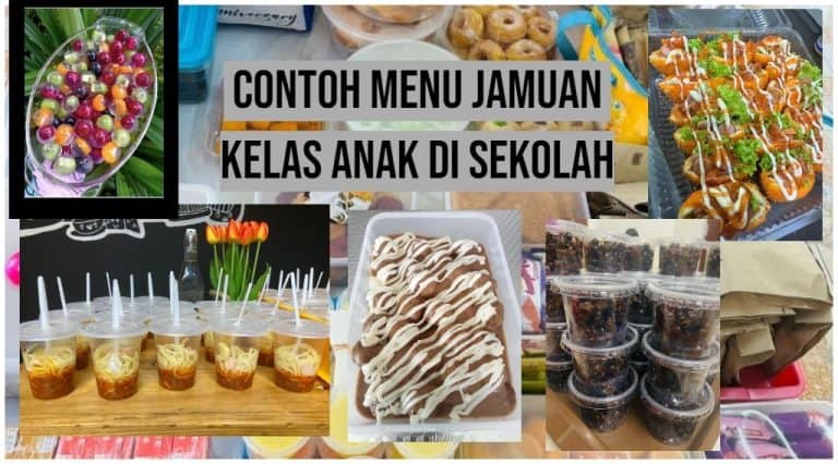 menu jamuan kelas sekolah