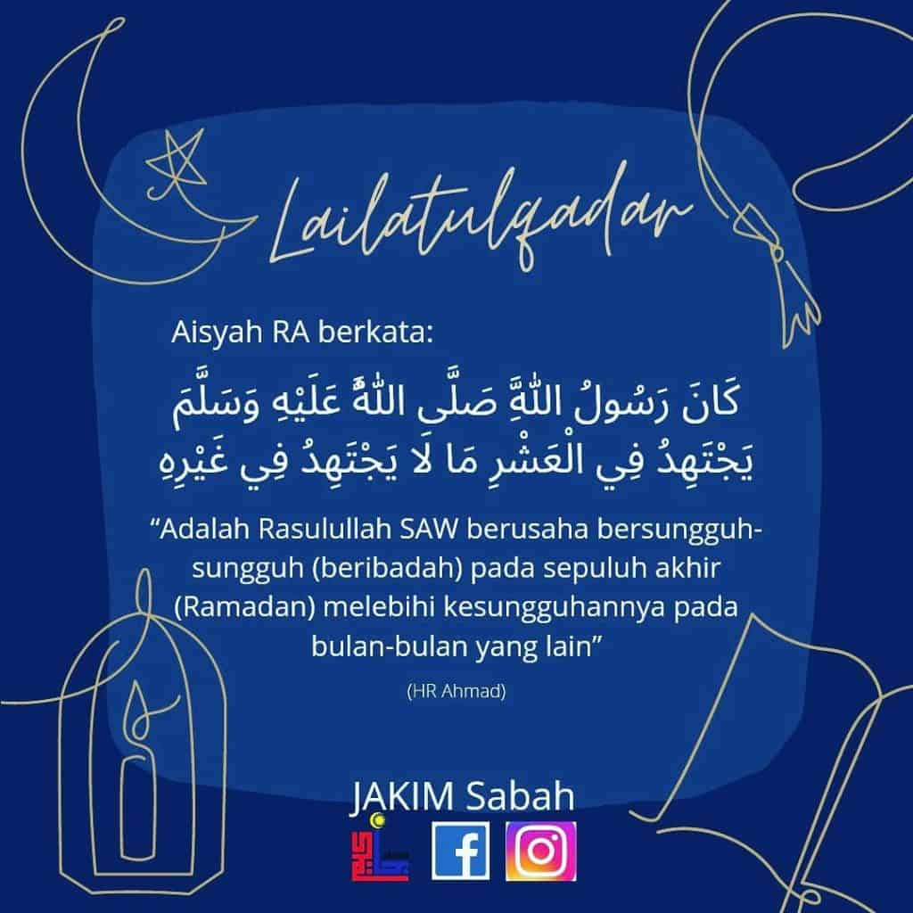 10 malam akhir ramadan LAILATUL QADAR