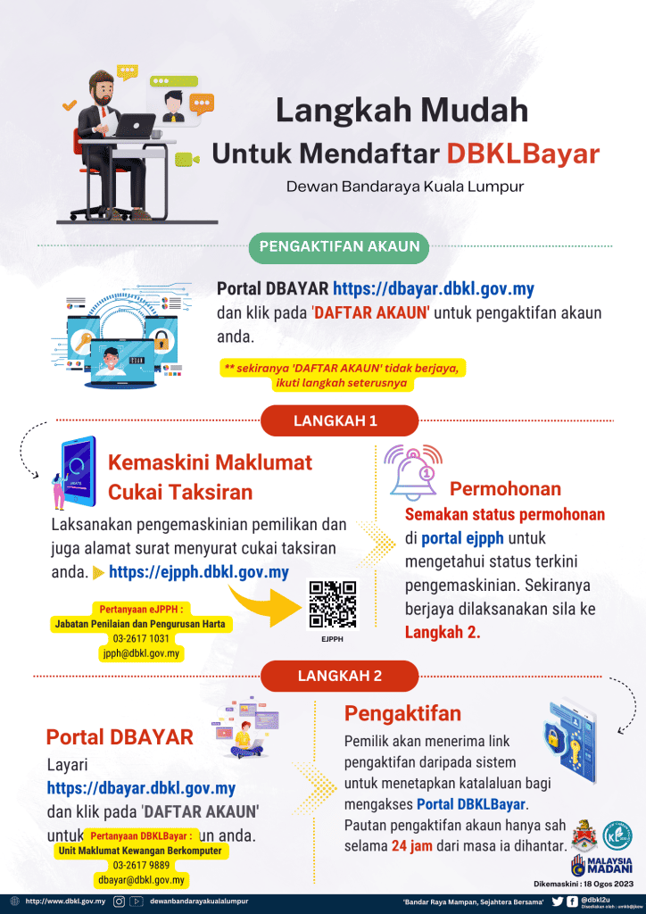 bayar cukai taksiran dbkl