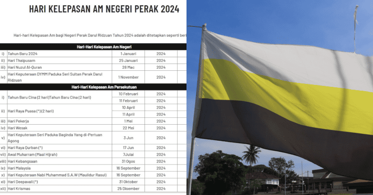 cuti umum perak 2024