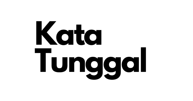 kata tunggal