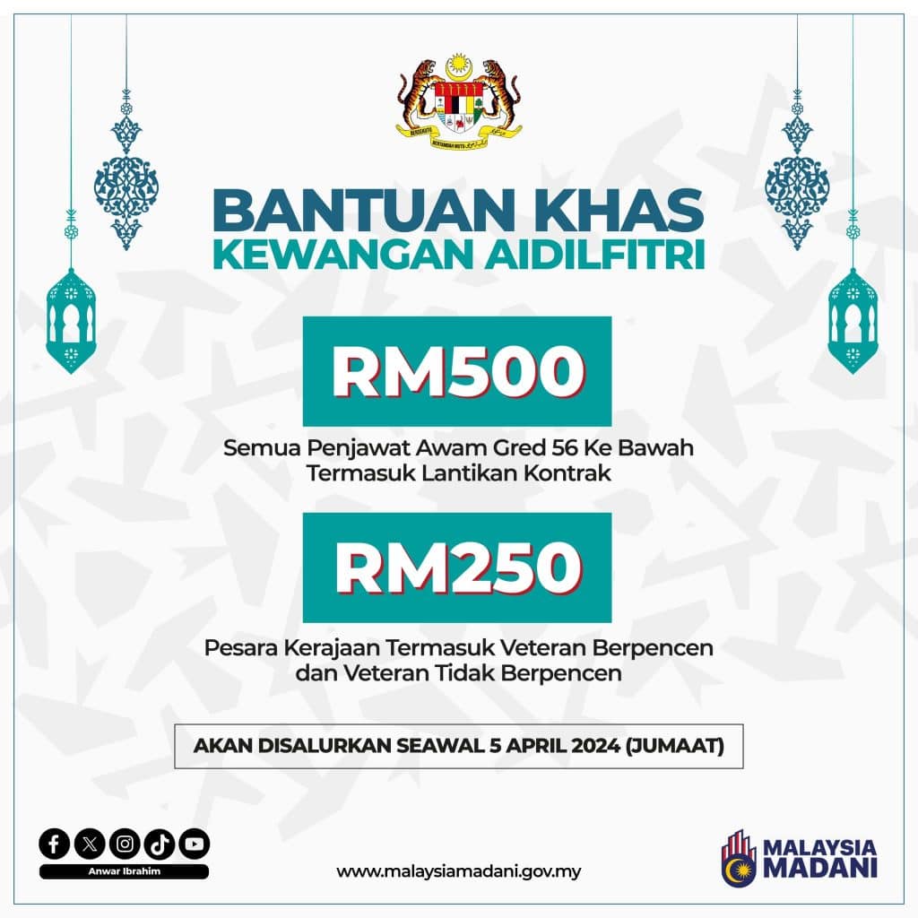 Bantuan Khas Aidilfitri 2024