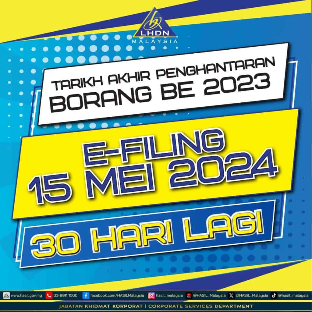 Tarikh Akhir e-filing 2024