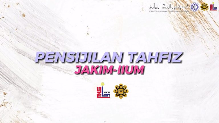 Daftar Program Pensijilan Tahfiz JAKIM