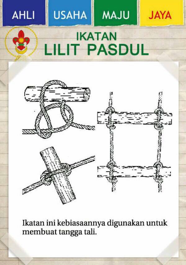 jenis ikatan pengakap sedunia