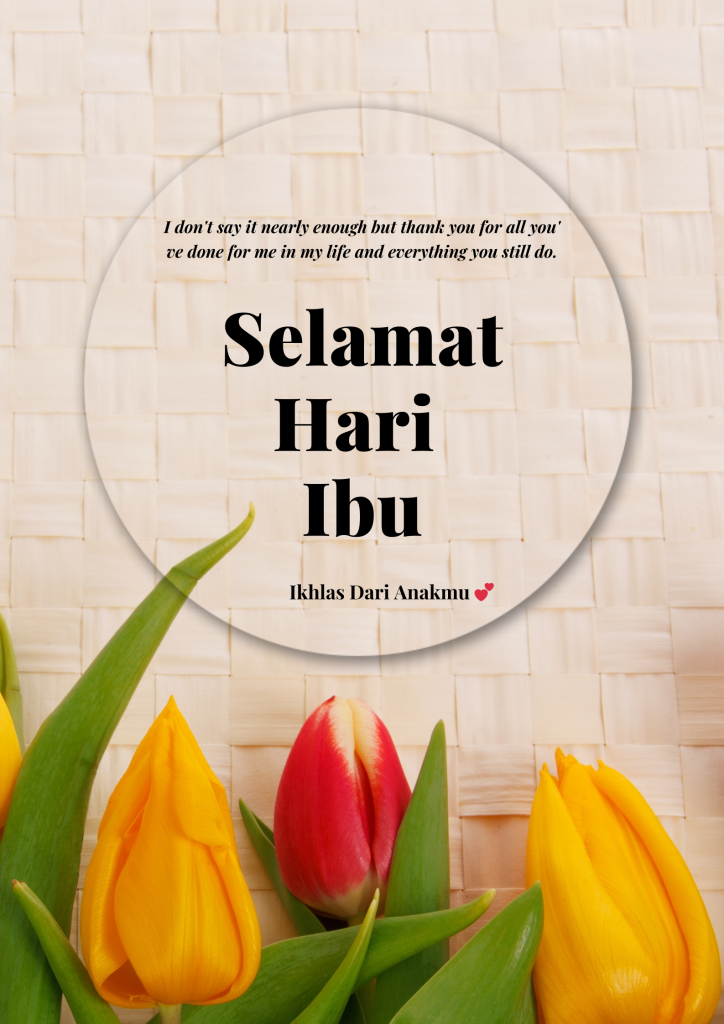 Poster Hari Ibu 2024: Contoh Poster Dengan Background Menarik (Menggunakan Canva)