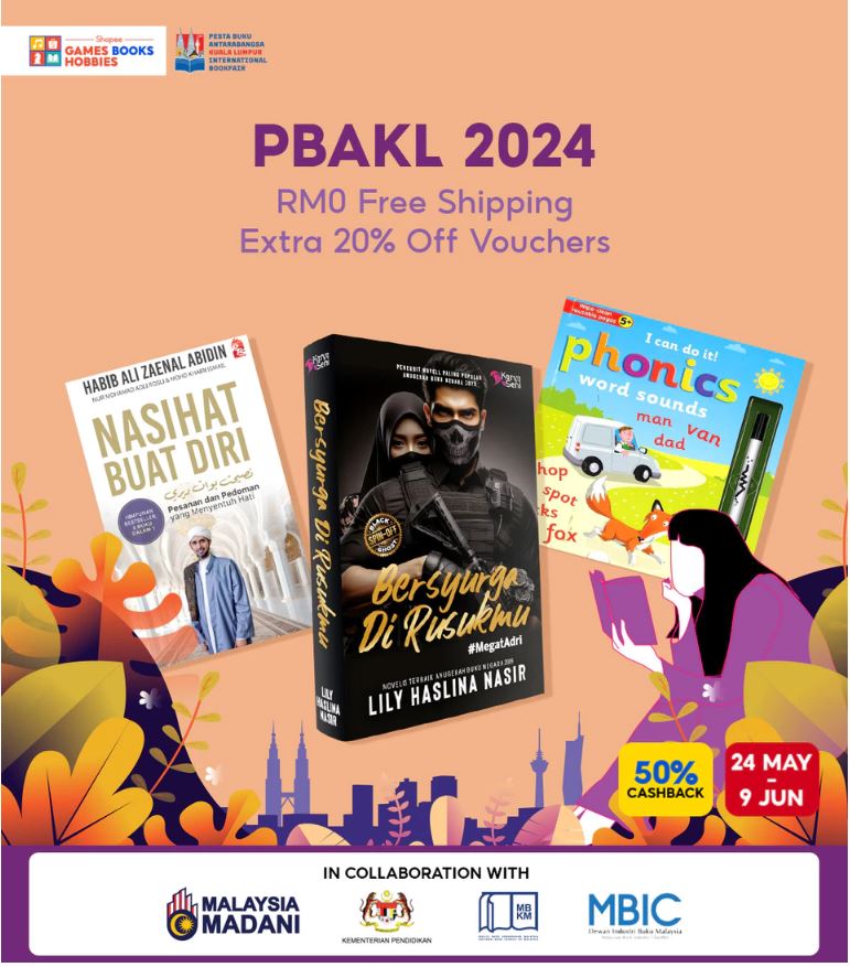 klibf shopee pesta buku antarabangsa 2024 pbakl