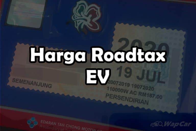 harga roadtax EV