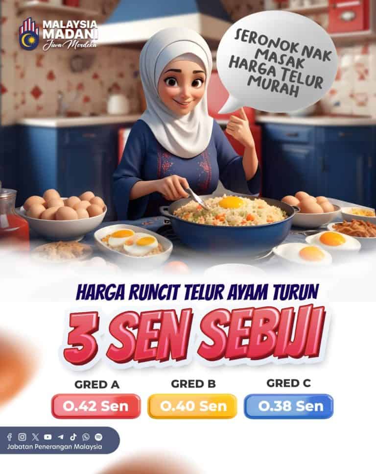 harga telur ayam turun 2024