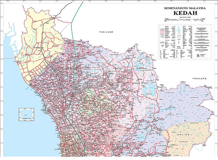 peta negeri kedah