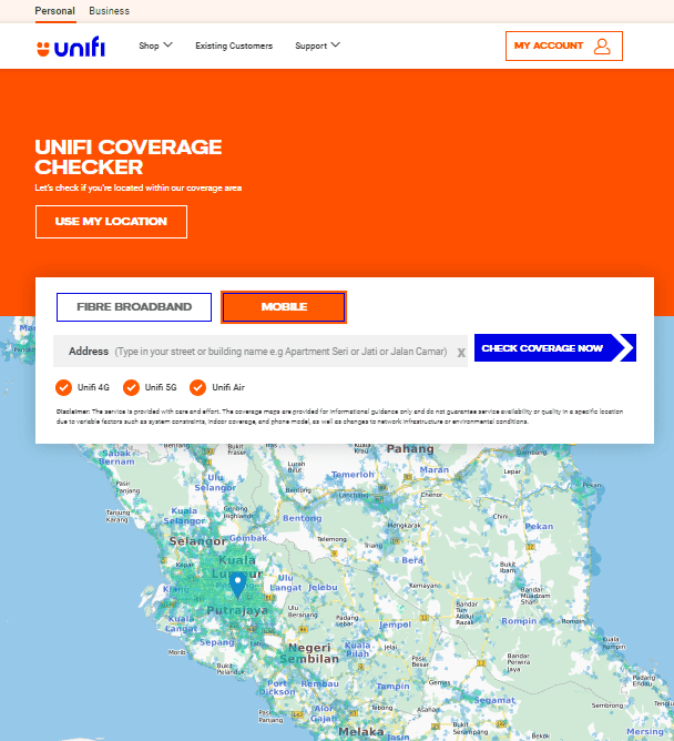 unifi coverage