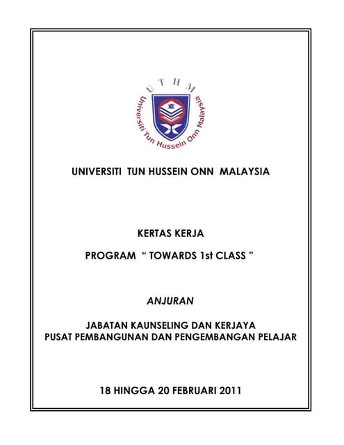 proposal uthm